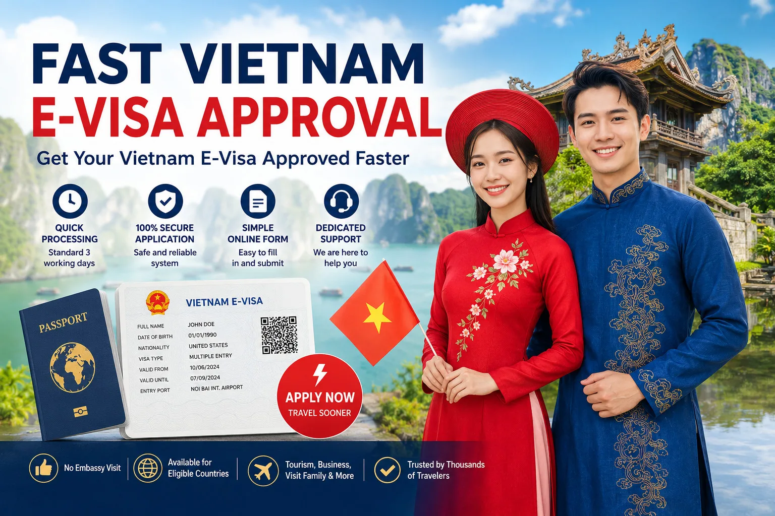 Fast Vietnam E-visa Approval