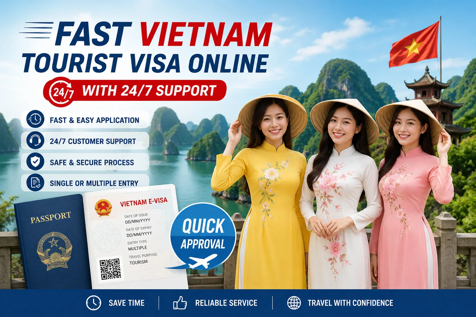 Fast Vietnam Tourist Visa