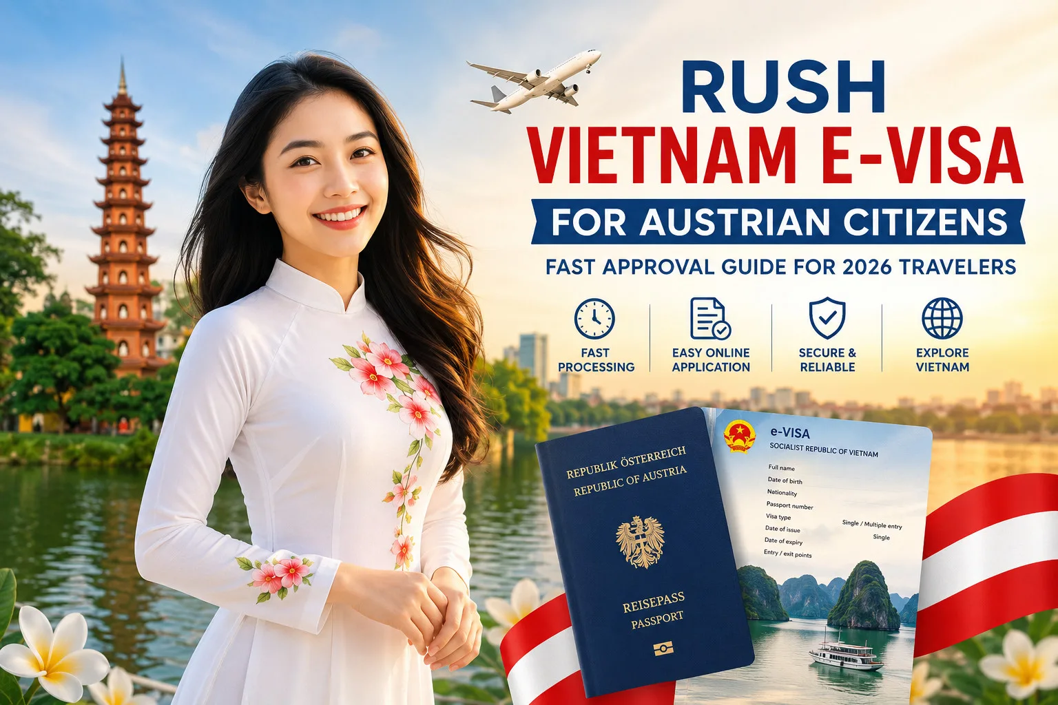 Rush Vietnam E-visa For Austraian