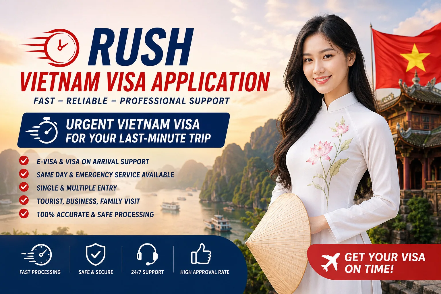 Rush Vietnam Visa Application