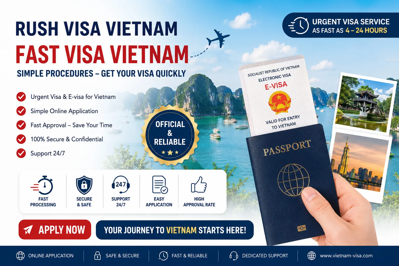 Rush Visa Vietnam 24-7