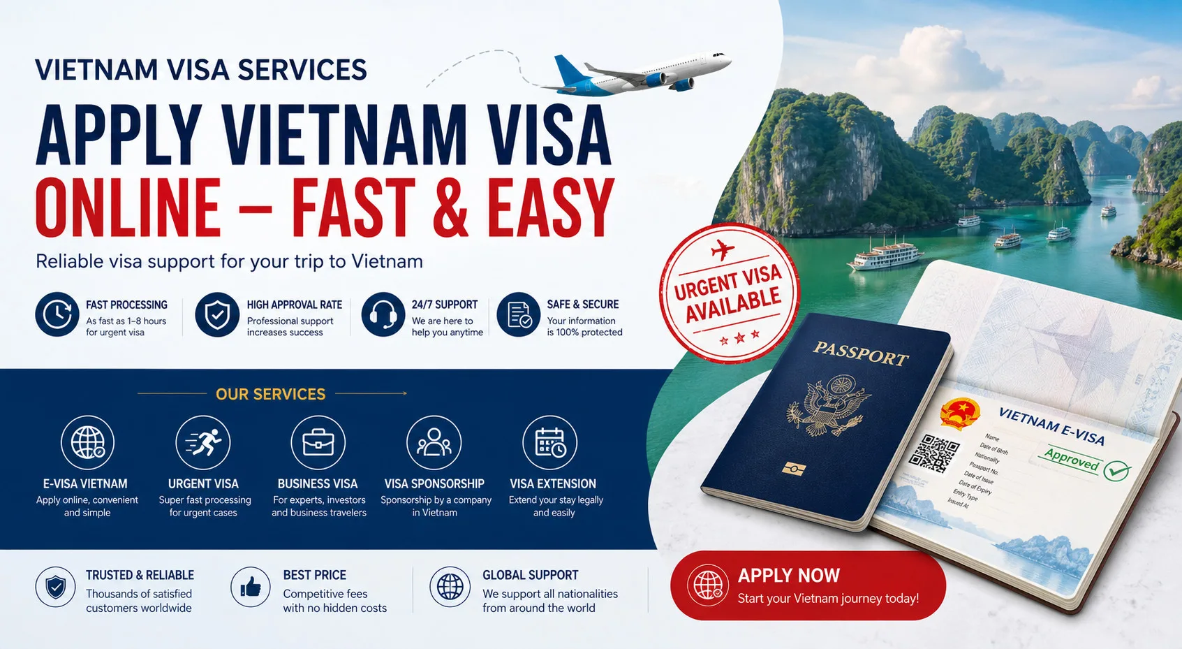 Apply Visa Vietnam Fast