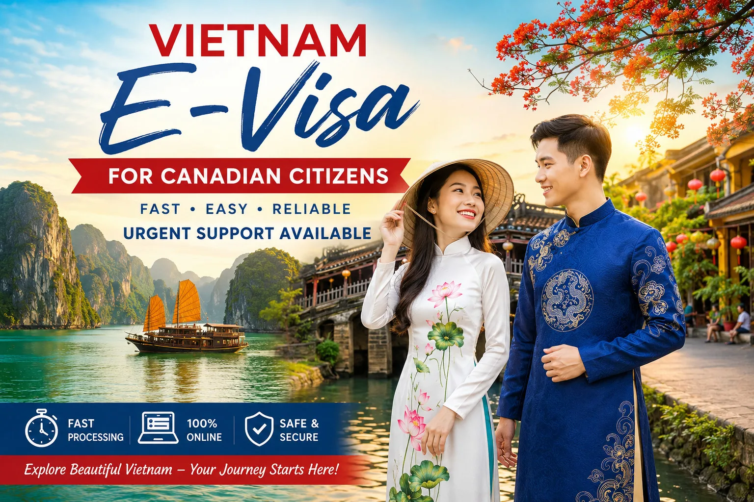 Vietnam E-visa For Canadan Citizens