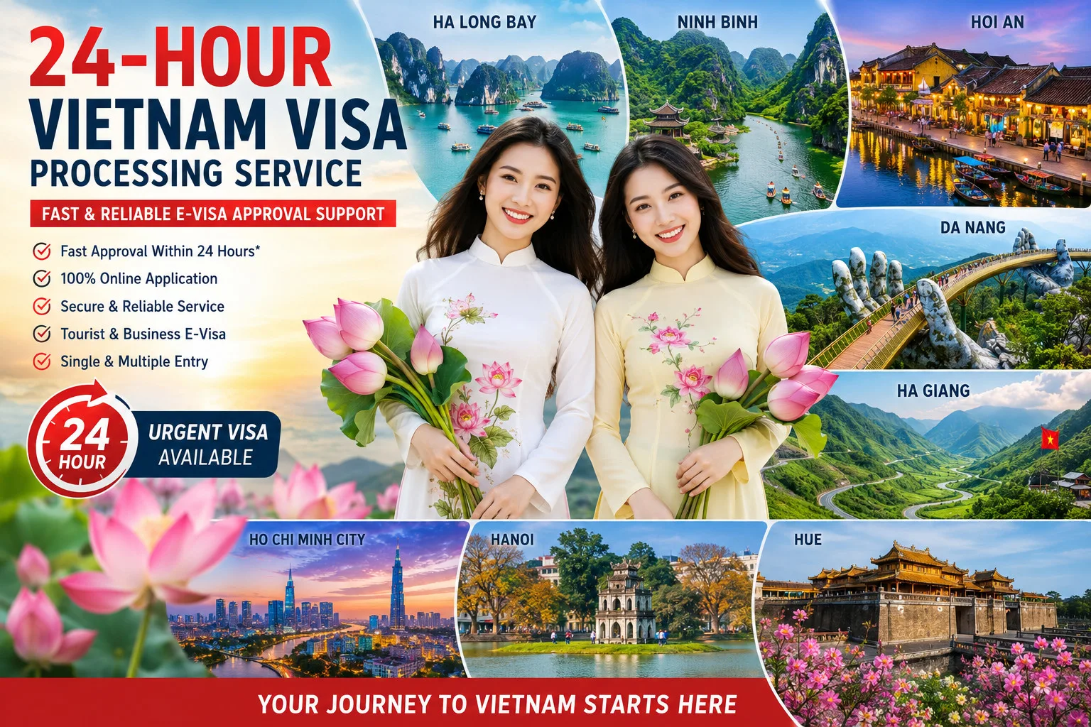 24-hour Vietnam Visa Processing Service