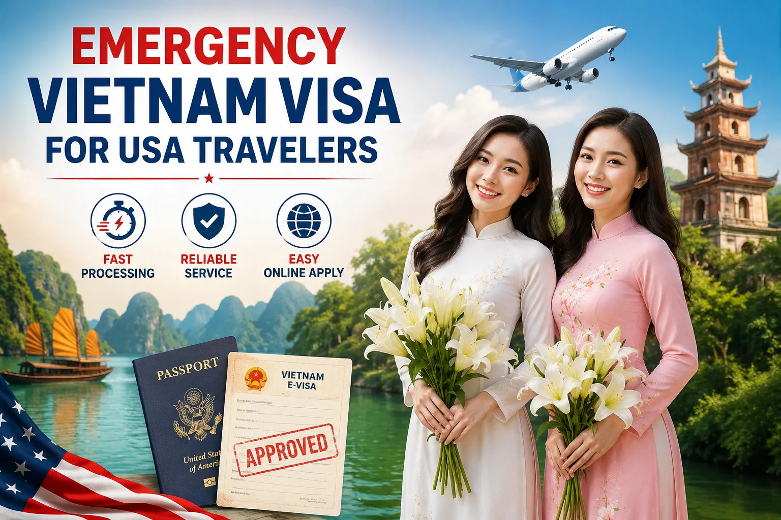 Emergency Vietnam Visa For Usa Travelers