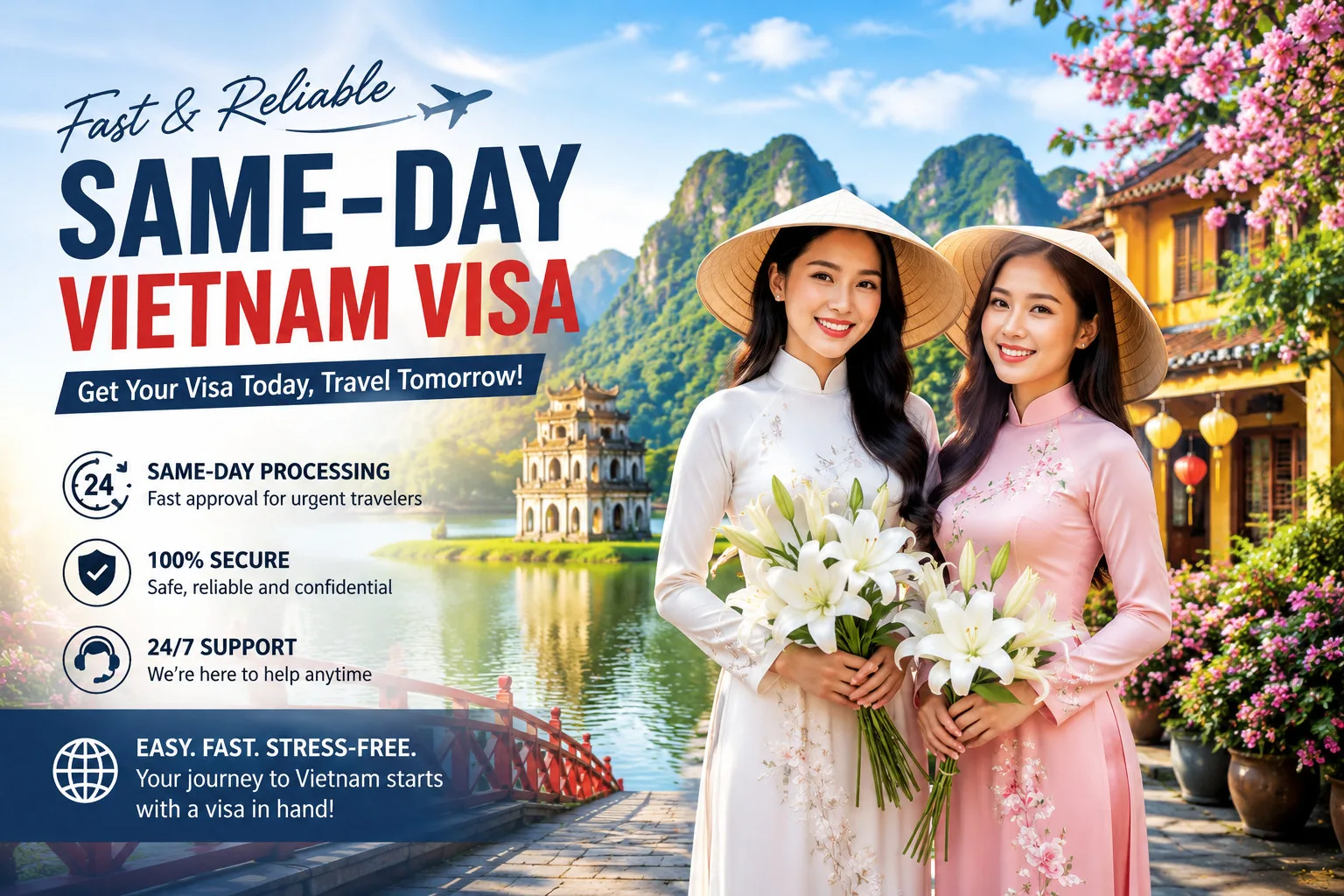 Fast & Reliable Same Day Vietnam Visa