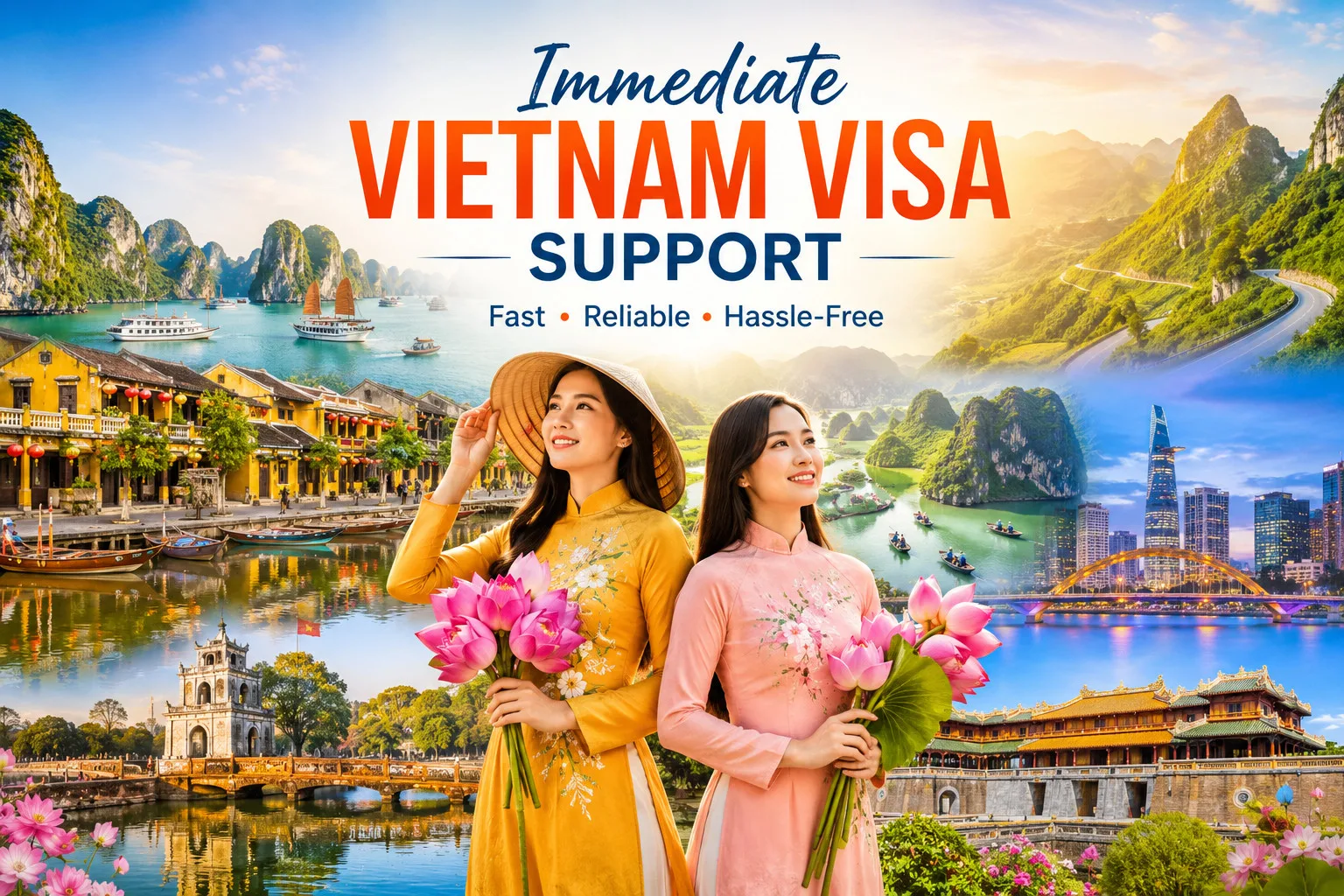 Immediante Vietnam Visa Support
