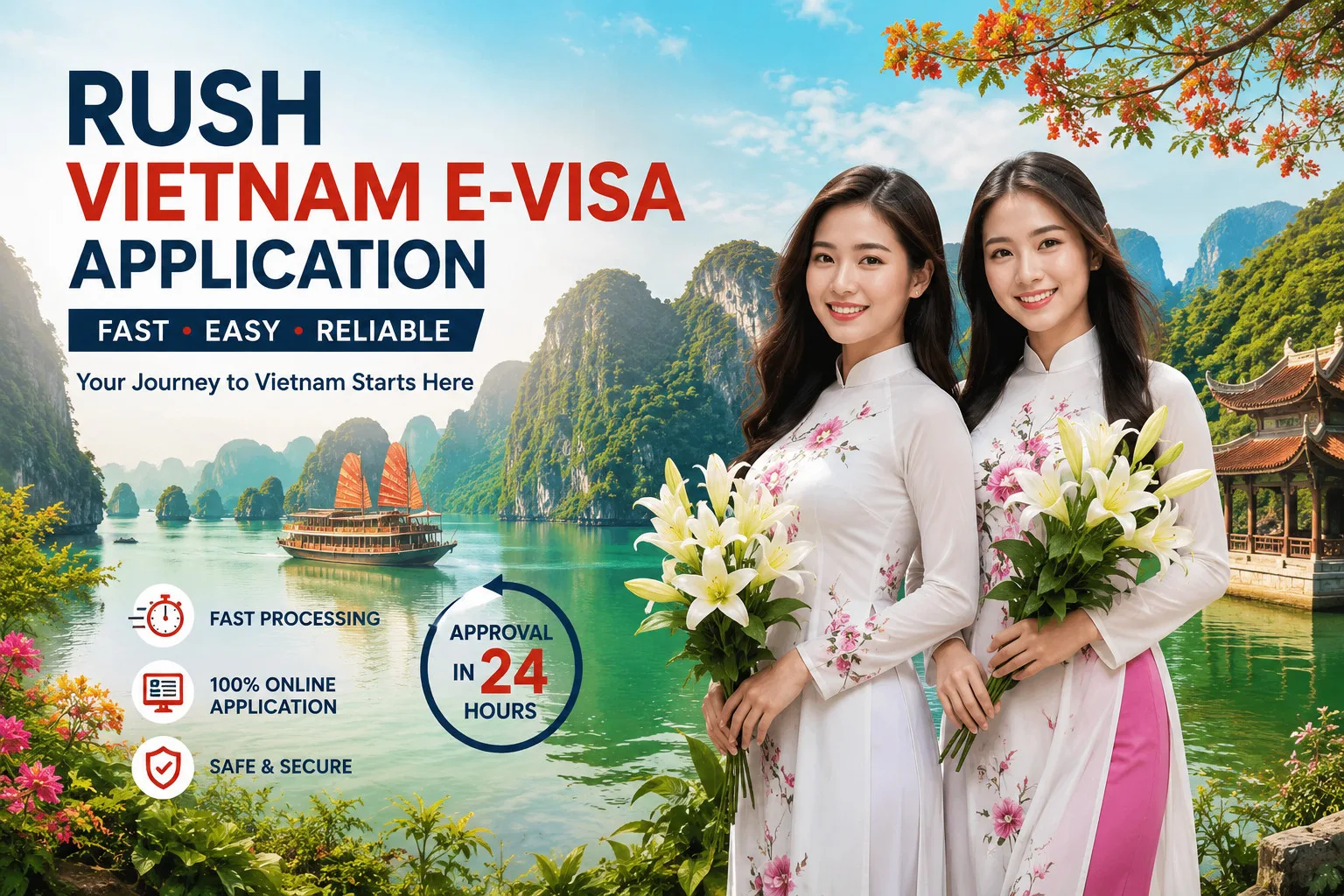 Rush Vietnam E-visa Application
