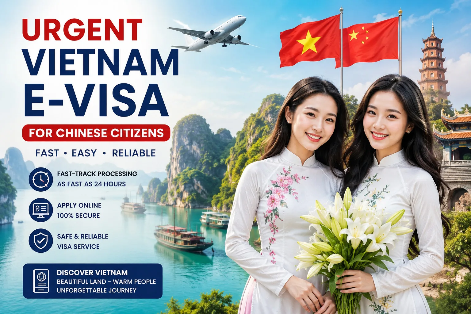 Urgent Vietnam E-visa For Chinese Citizens