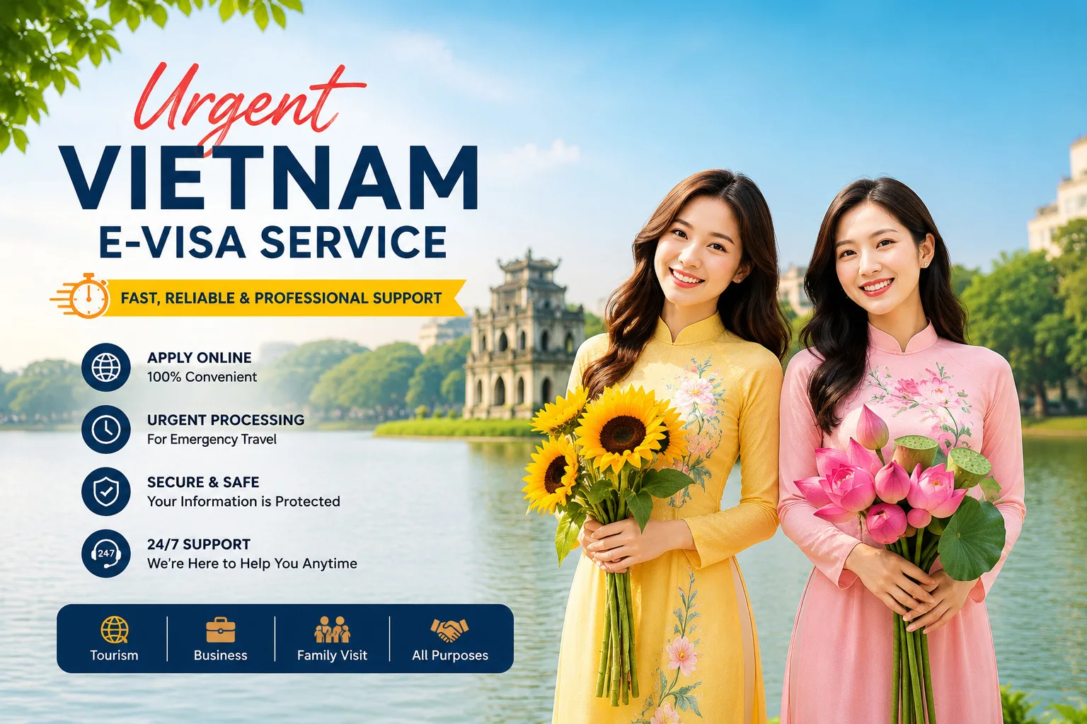 Urgent Vietnam E-visa Service