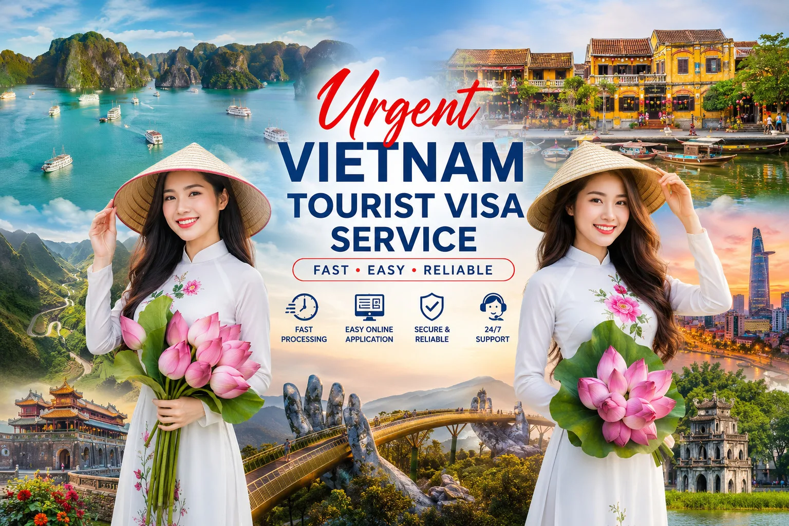 Urgent Vietnam Tourist Visa Service