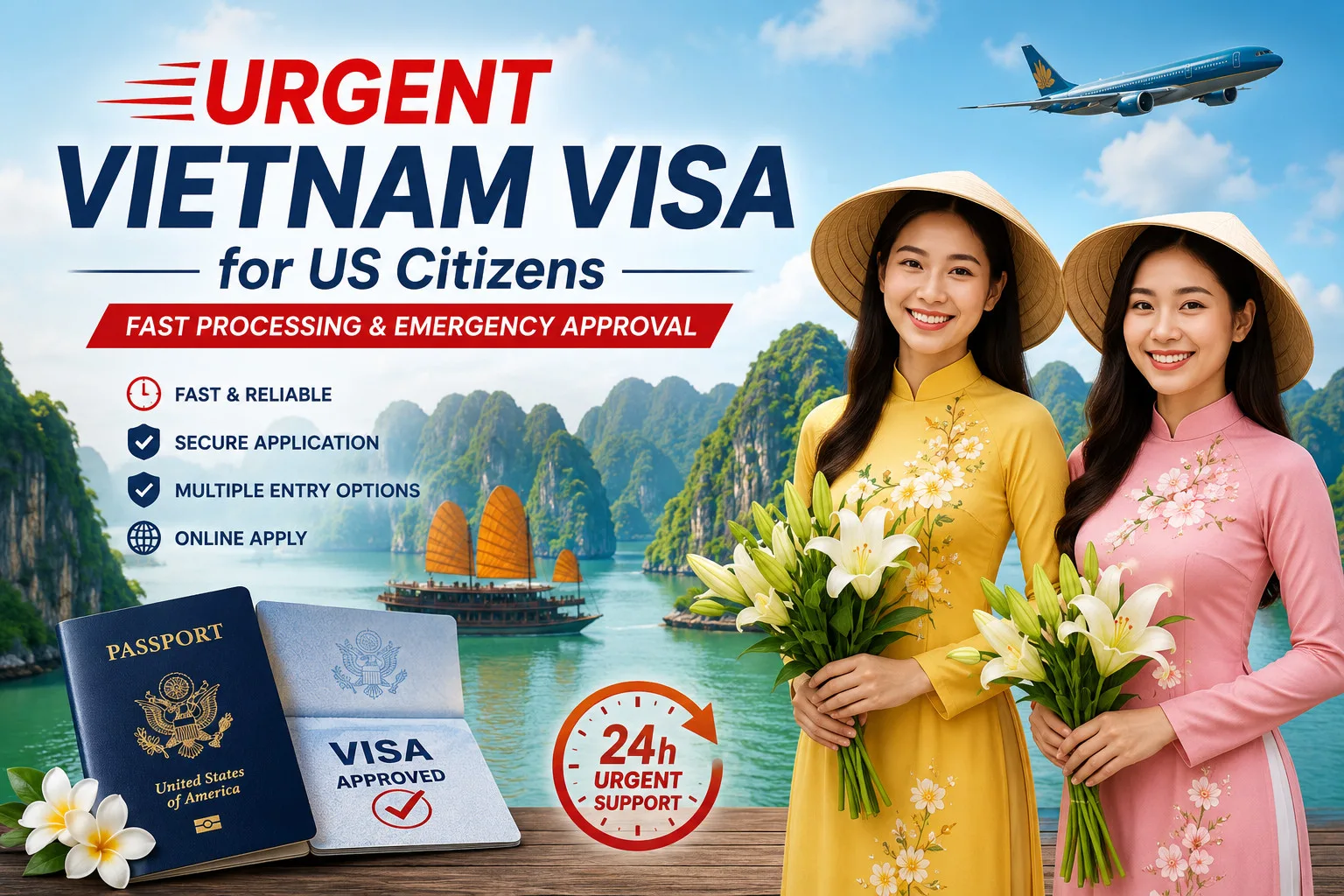 Urgent Vietnam Visa For Us Citizen