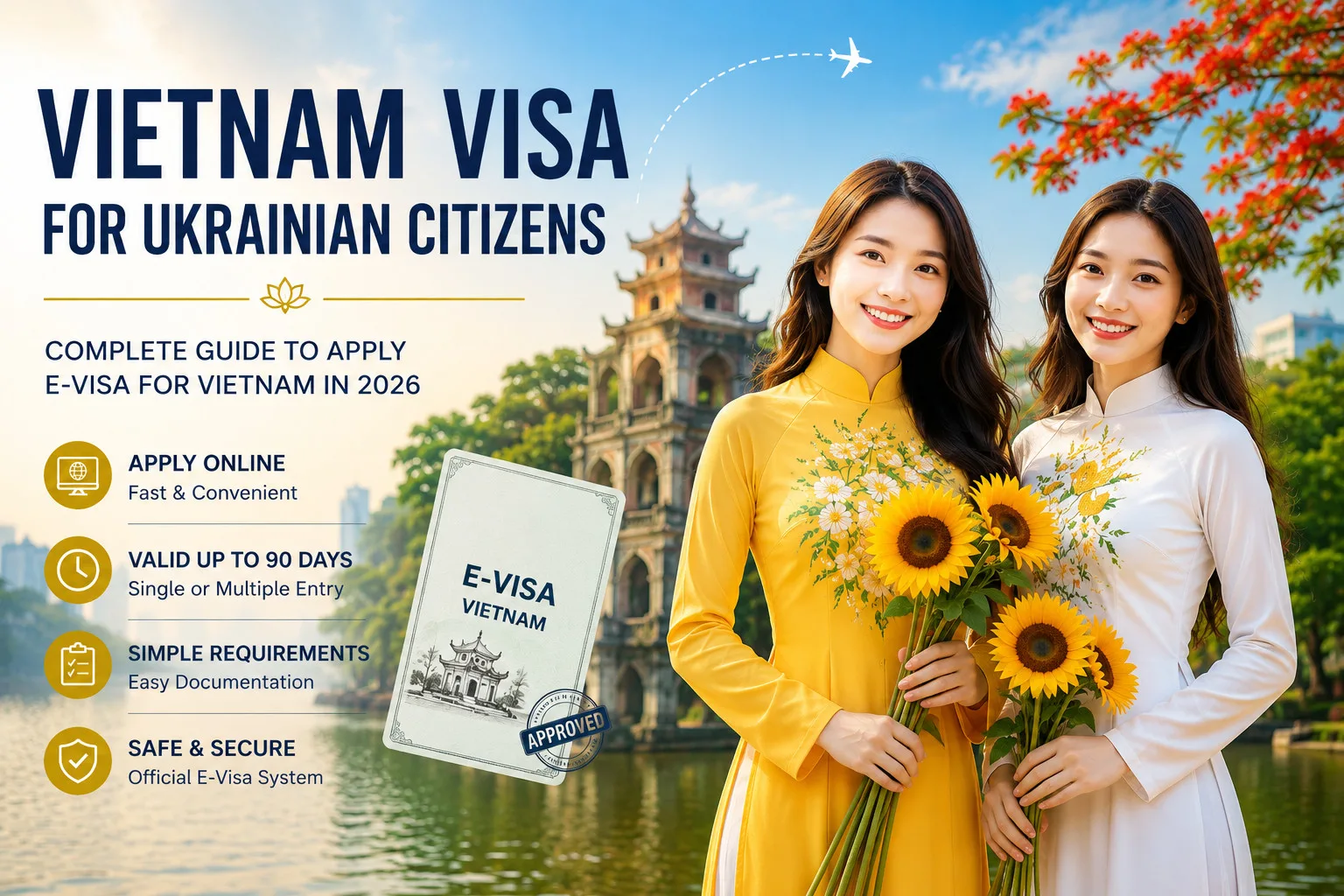 Vietnam Visa For Ukrainian Citizens