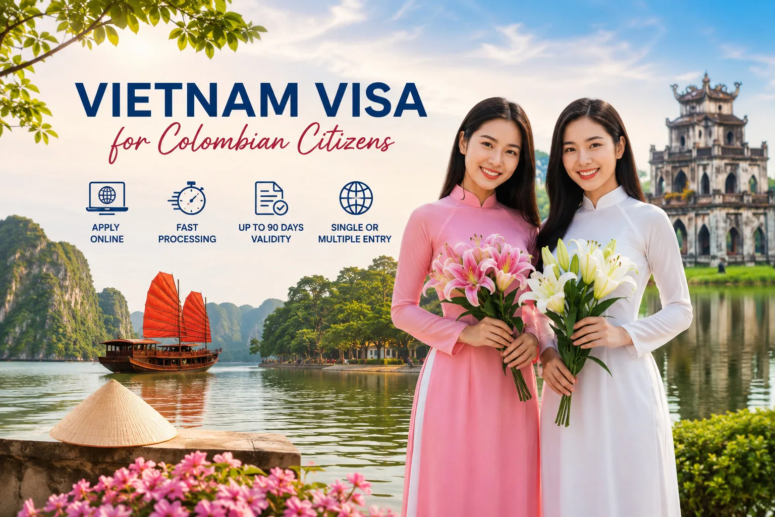 Vietnam Visa For Comlombian Citizens