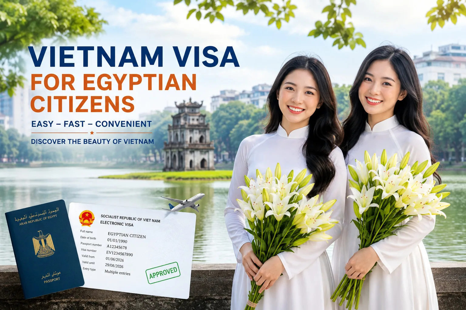 Vietnam Visa For Egyptian Citizens