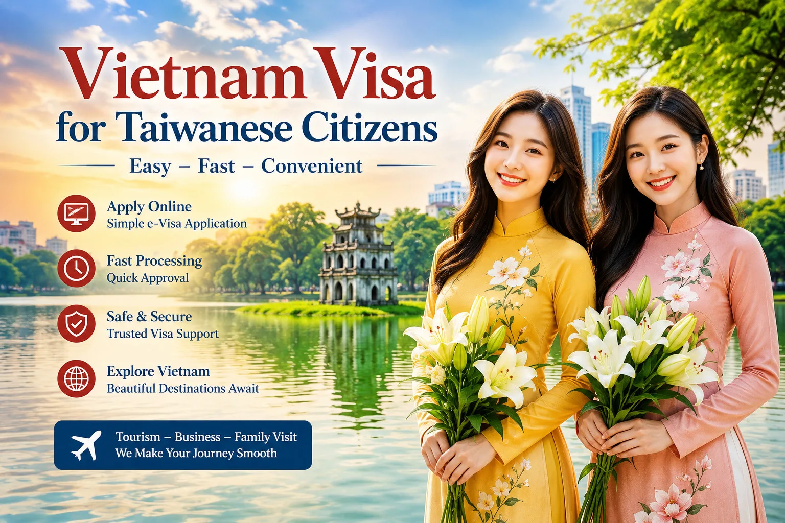Vietnam Visa For Taiwanese Cittizens