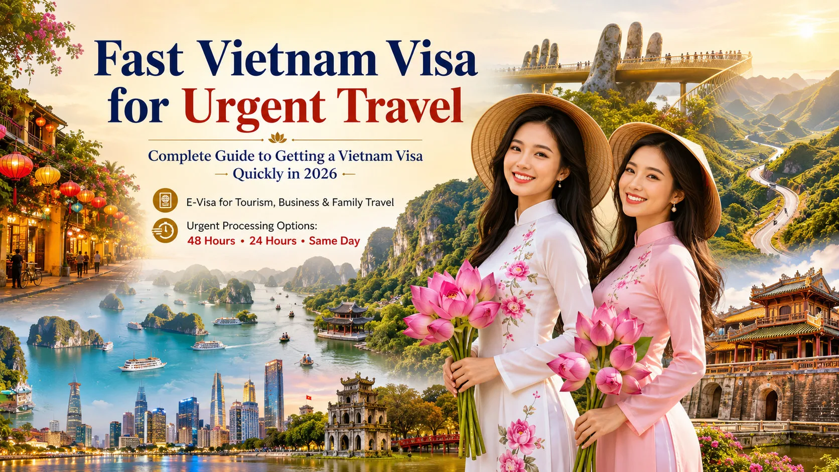 Fast Vietnam Visa For Urgent Travel