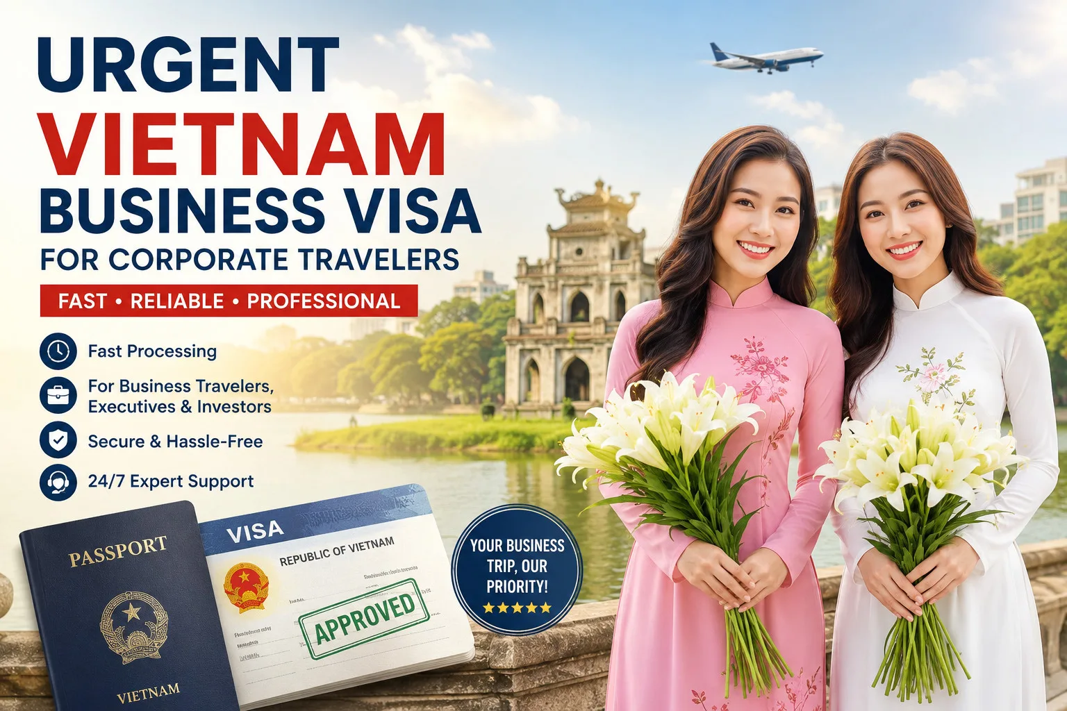 Urgent Vietnam Business Visa