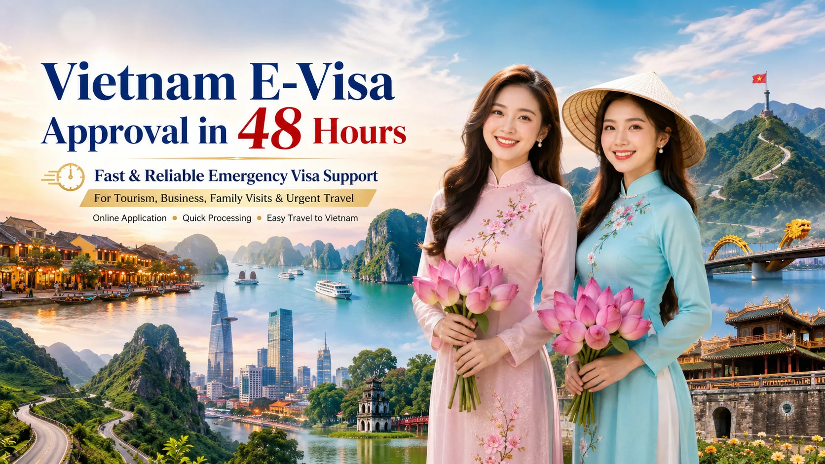 Vietnam E-visa Approval In 48 Hours