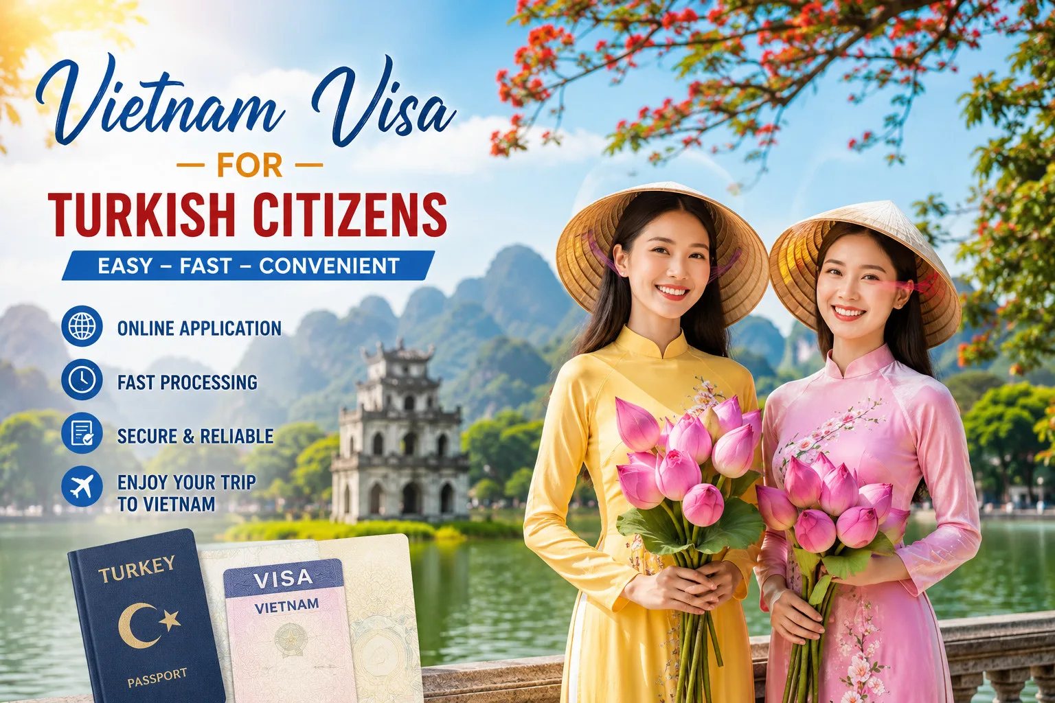 Vietnam Visa For Turkish Citizens